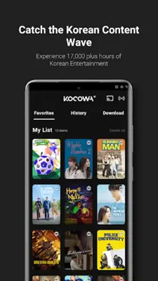 KOCOWA+ android App screenshot 6